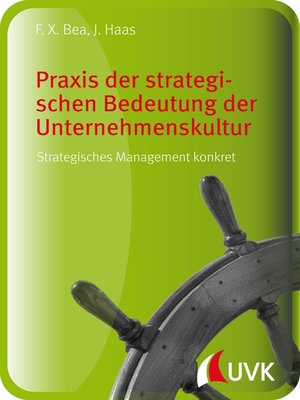 cover image of Praxis der strategischen Bedeutung der Unternehmenskultur